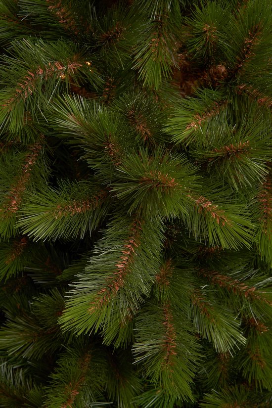 Triumph Tree Wyoming Spar - Sapin de Noël avec 460 brindilles de pin et structure à emboîter - Décoration de Noël d'intérieur au rendu naturel - Sapin artificiel avec des aiguilles en PVC rigide - H 155 x Ø 117 cm - Vert
