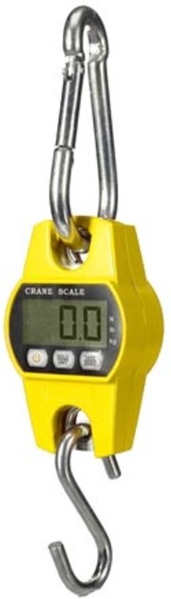 Balance Perel Crane, numérique, 300 g à 300 kg, arrêt automatique, fonction de maintien des données, fonction de tare, écran LCD