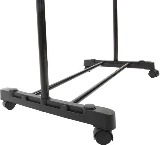 Practo Home - Portant à vêtements - 75 x 42 x 150 cm - avec roulettes