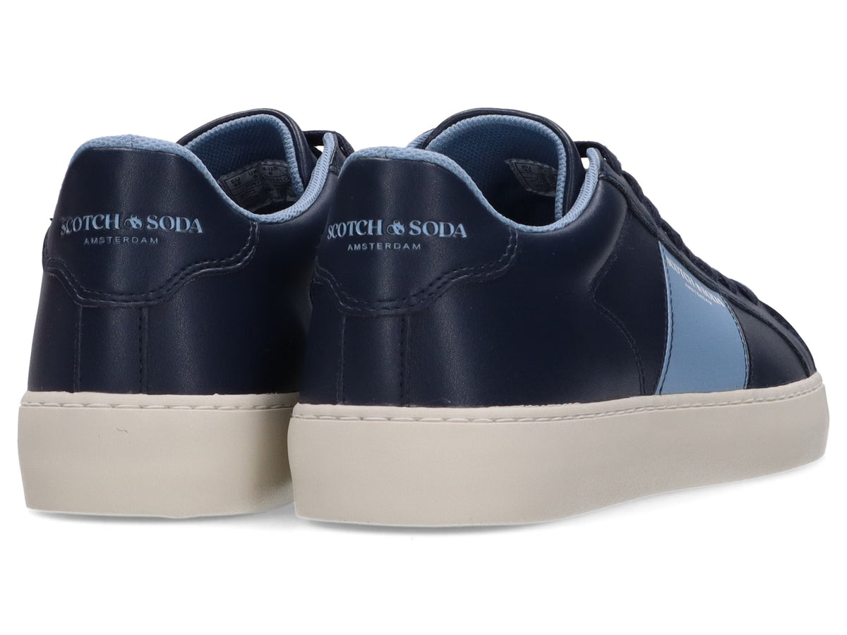Baskets Scotch & Soda Ton Stripe - Bleu marine - Homme - Taille 44