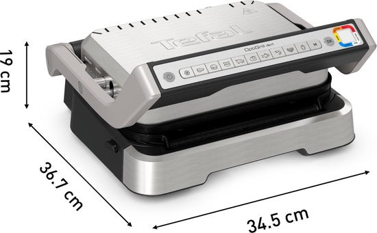 Tefal OptiGrill 2-en-1 GC772D - Gril de table - Gril et barbecue intelligents