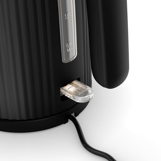 Bouilloire Princess 236058 Wave - Rétro - 1,7 litre - 2200 W - Noir