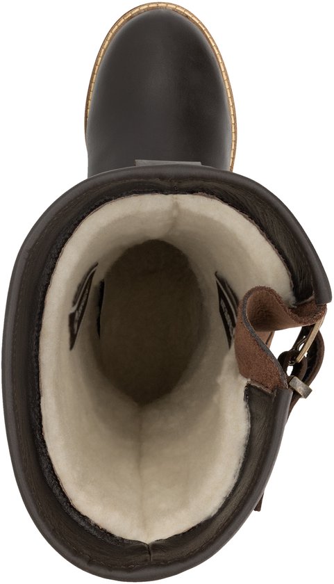 Travelin' Gronvik Homme - Bottes de plein air - Doublées de laine - Marron foncé