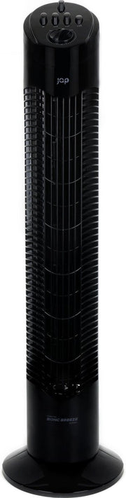 Ventilateur JAP Québec - 3 vitesses - Ventilateur de tour - Minuterie - Ventilateur colonne oscillante - Noir