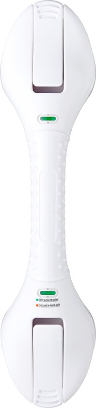 VITILITY Quick Mobile Rail - Barre d'appui murale - Ventouses - Barre d'appui pour toilettes - Barre d'appui murale pour salle de bains - Poignée de douche