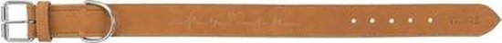 Trixie - Collier rustique en cuir « Hartslag » - Marron - 55-65 x 4 cm