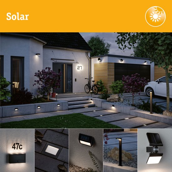 Spots de jardin solaires à LED Ufo IP44 3000K en acier inoxydable, lumière vive