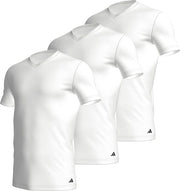 T-shirt à col en V Adidas pour homme (lot de 3) - Taille XXL