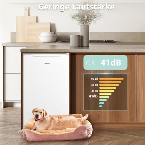 COMFEE RCU60WH2(E) : congélateur vertical de 60 litres, 3 compartiments