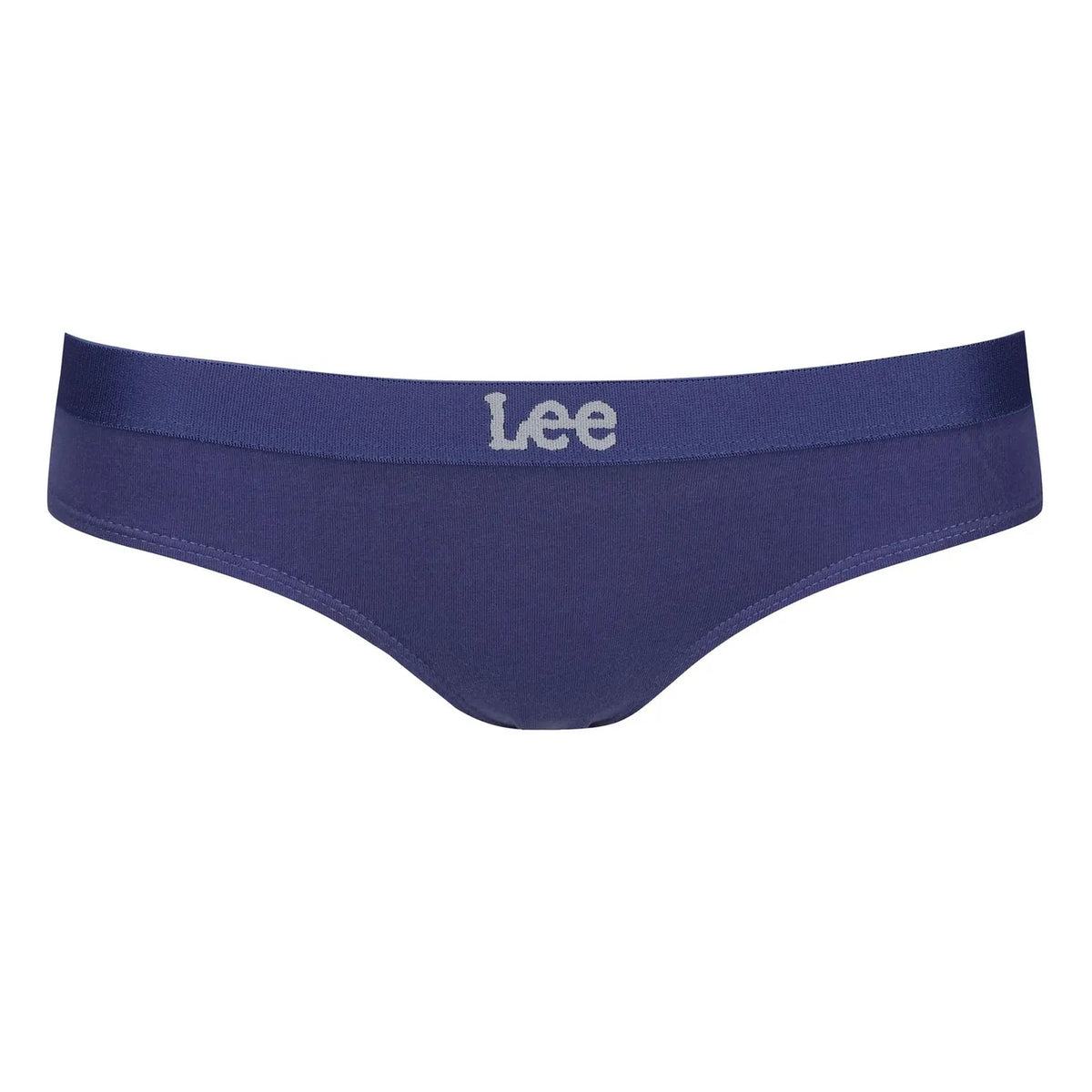 Slips Lee LILIOP-DRAMA - 95 % coton - extensibles - rayures bleues et jaunes et gris chiné - taille S