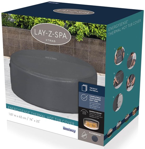 Bestway - Oreiller - PVC et POM - Gris