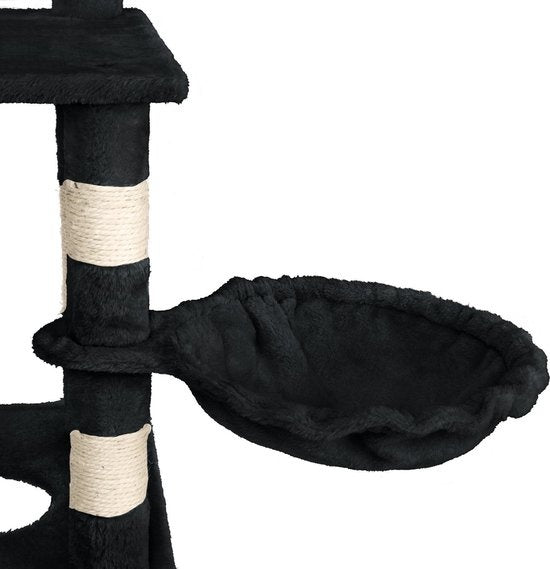 TecTake Stokely griffoir - 141 cm - Noir/Blanc