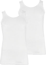 Bambou - Chemises Homme - Sous-vêtement Homme - Lot de 2 - Blanc - XXL - Débardeur Homme - Singlet Homme - Bambou - Apollo
