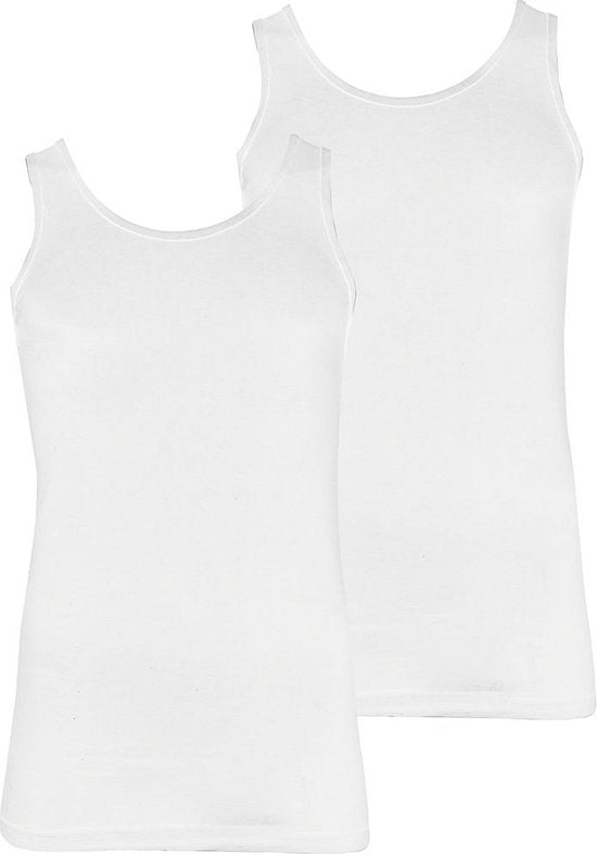Bambou - Chemises Homme - Sous-vêtement Homme - Lot de 2 - Blanc - XXL - Débardeur Homme - Singlet Homme - Bambou - Apollo