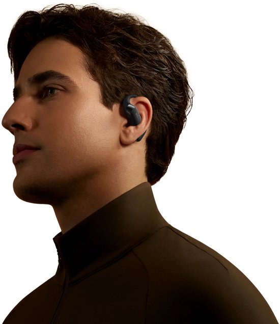 Casque de sport Shokz OpenFit 2 à écoute ouverte – Écouteurs sans fil – Noir