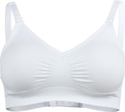 Soutien-gorge Medela Keep Cool Ultra - Soutien-gorge d'allaitement sans coutures - Soutien-gorge de grossesse avec 6 zones respirantes - Tissu Soft Touch – Confortable et offrant un bon maintien - Blanc - Taille XL