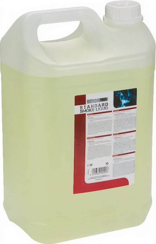HQ-Power Liquide de fumée de haute qualité, standard, inoffensif, certifié internationalement, liquide de fumée pour machines à fumée professionnelles, sûr et certifié, 5 L