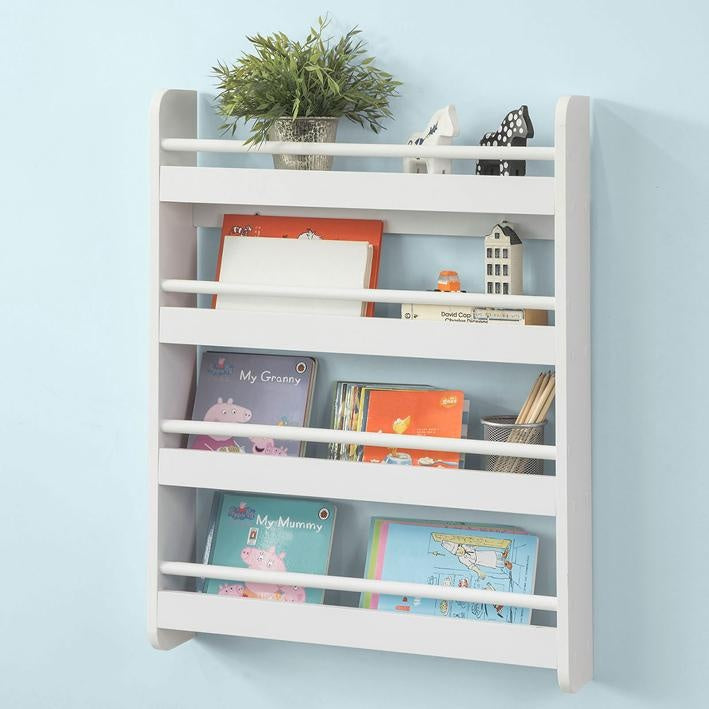 SoBuy KMB08-K-W Meuble de rangement - Suspendable - MDF - 60 x 12 x 80 cm - Blanc