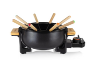 Ensemble à fondue Princess Bambou Noir - 1,5 litre - 8 personnes - 1 000 W