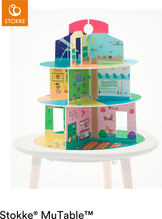 Stokke® MuTable™ Scenarios House - Maison de poupées en bois