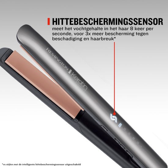 Fer à lisser Remington S8598 Keratin Protect Intelligent - Kératine et huile d'amande