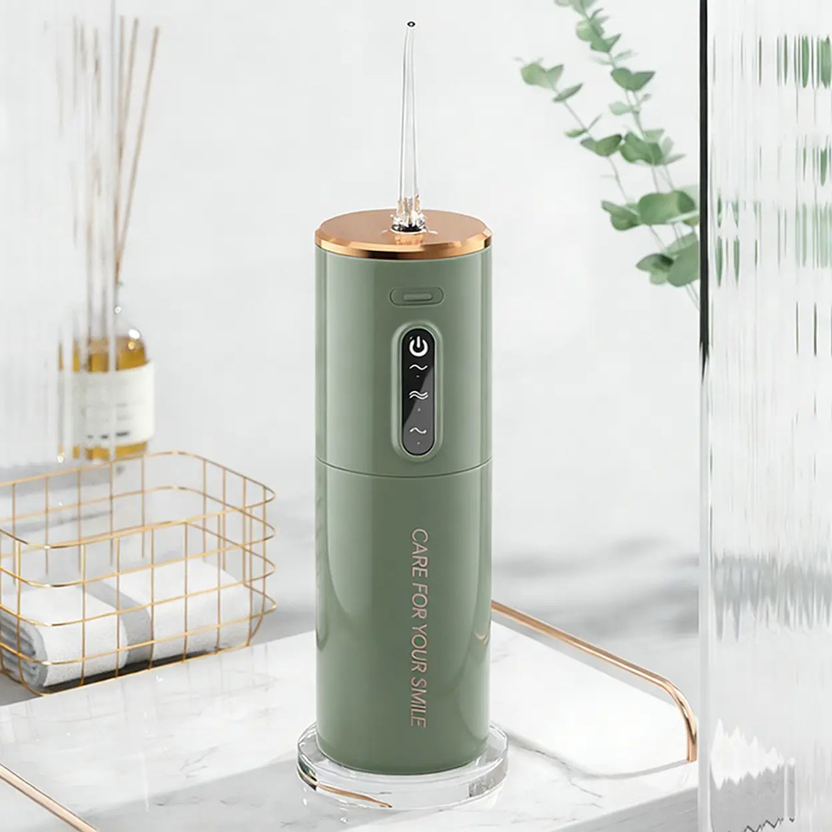 Douche buccale électrique Rushi R-B31 - 280 ml - verte