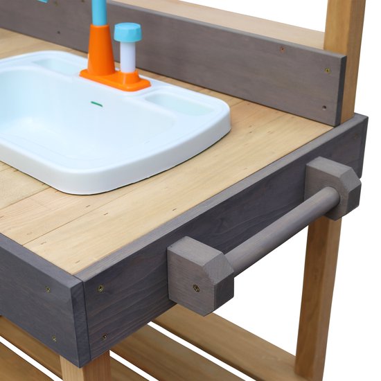 AXI Rosa Cuisine de jeu « Sable et eau » grande taille - 17 accessoires inclus - Cuisine de jeu « Boue »