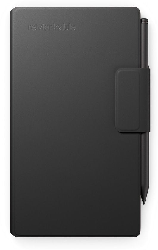 reMarkable Book Folio en cuir haut de gamme noir pour Paper Pro Move 7,3 pouces