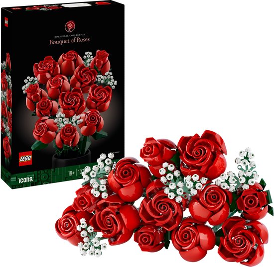 LEGO Botanicals : Bouquet de roses - Kit de construction décoratif de la collection Botanical 10328