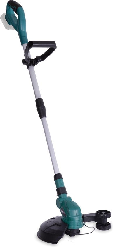 VONROC Coupe-gazon 20V - VPower 20V - 250mm - Double bobine (2x4m) - Perche télescopique - Sans batterie ni chargeur