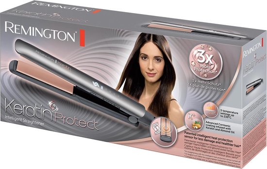 Fer à lisser Remington S8598 Keratin Protect Intelligent - Kératine et huile d'amande