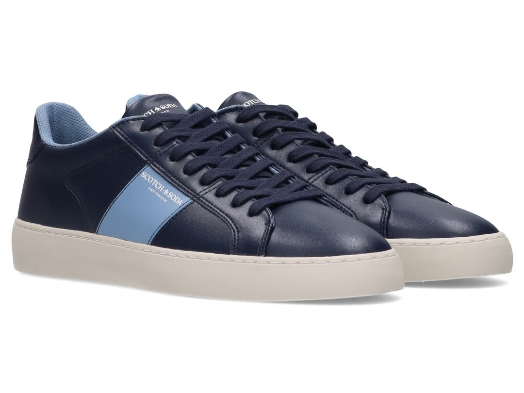 Baskets Scotch & Soda Ton Stripe - Bleu marine - Homme - Taille 44