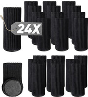 VAIVE Protège-jambes de chaise - Protecteur de sol - Chaussettes pour jambes de chaise - Capuchons pour jambes de chaise - Protecteurs pour jambes de chaise - Chaussettes de chaise