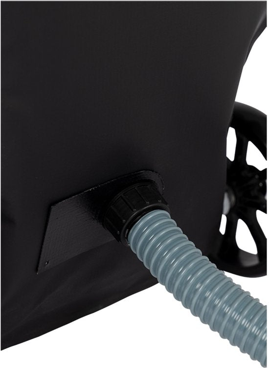 Bo-Camp - Poubelle pour eaux usées - Sur roulettes - 24 litres