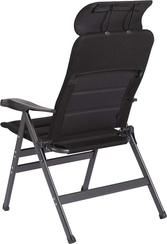 Crespo - Chaise de plage - XL - AP/238 - Air-Deluxe - Compact - Noir