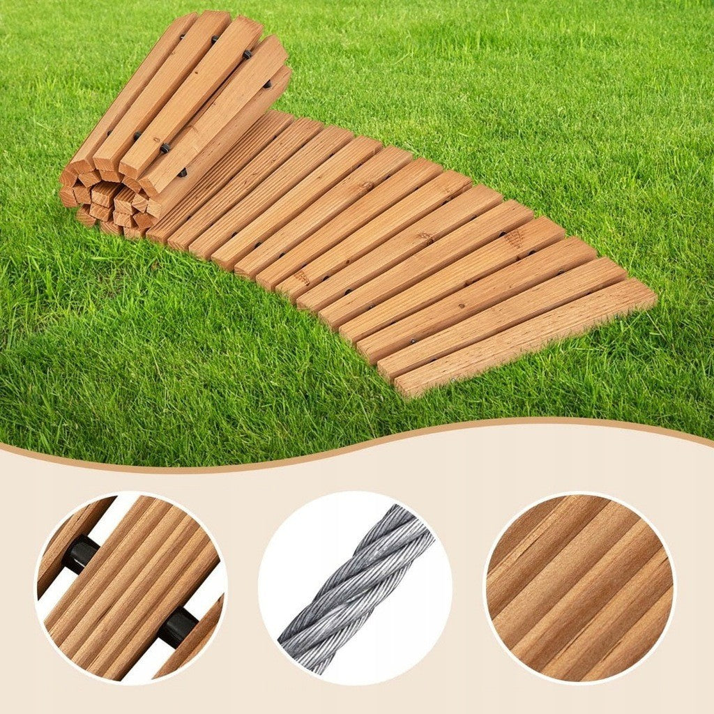 Coast Garden Path - Antidérapant et résistant aux intempéries - Pin - 216 cm