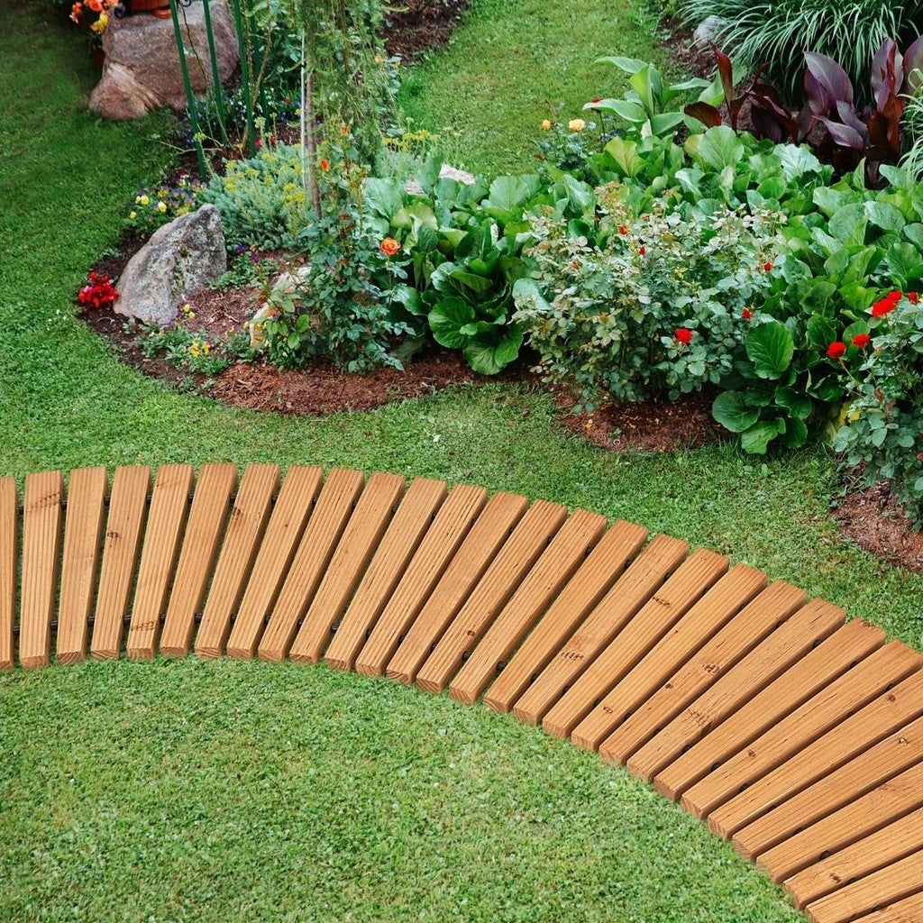 Coast Garden Path - Antidérapant et résistant aux intempéries - Pin - 216 cm