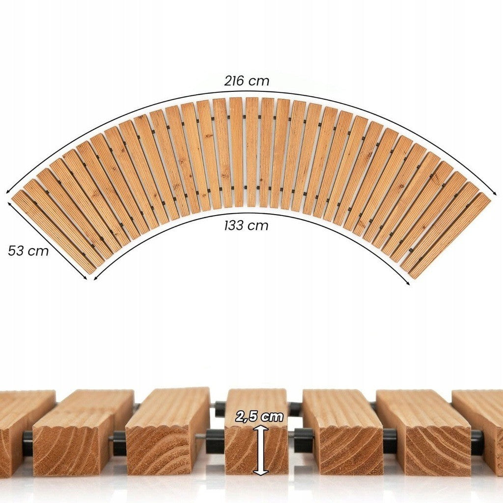 Coast Garden Path - Antidérapant et résistant aux intempéries - Pin - 216 cm