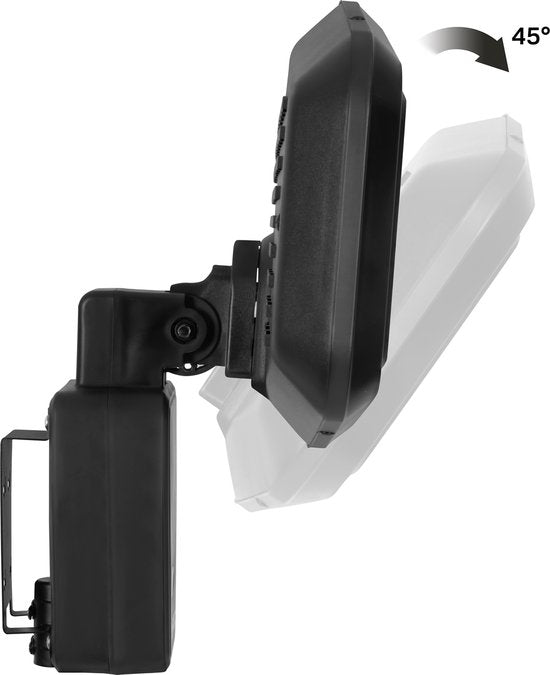Chauffage de terrasse atmosphérique - VONROC - Amiata 2200W - Lampe infrarouge puissante - 3 niveaux de chaleur - Pour montage mural - noir