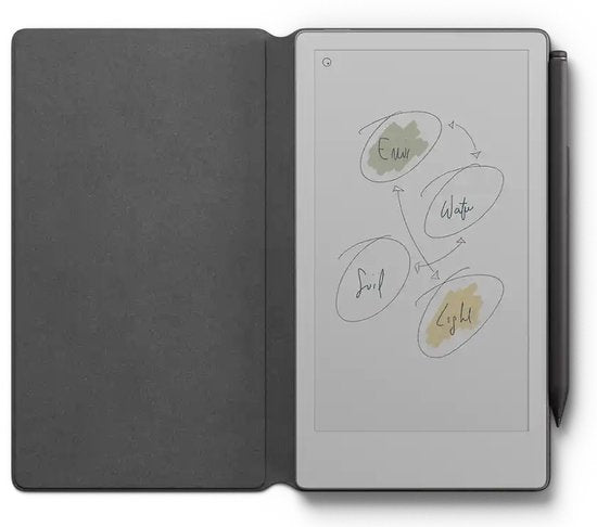 reMarkable Book Folio en cuir haut de gamme noir pour Paper Pro Move 7,3 pouces