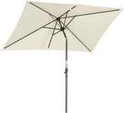Angel Living Parasol - Inclinable - 140 x 210 cm - Rectangle - Crème