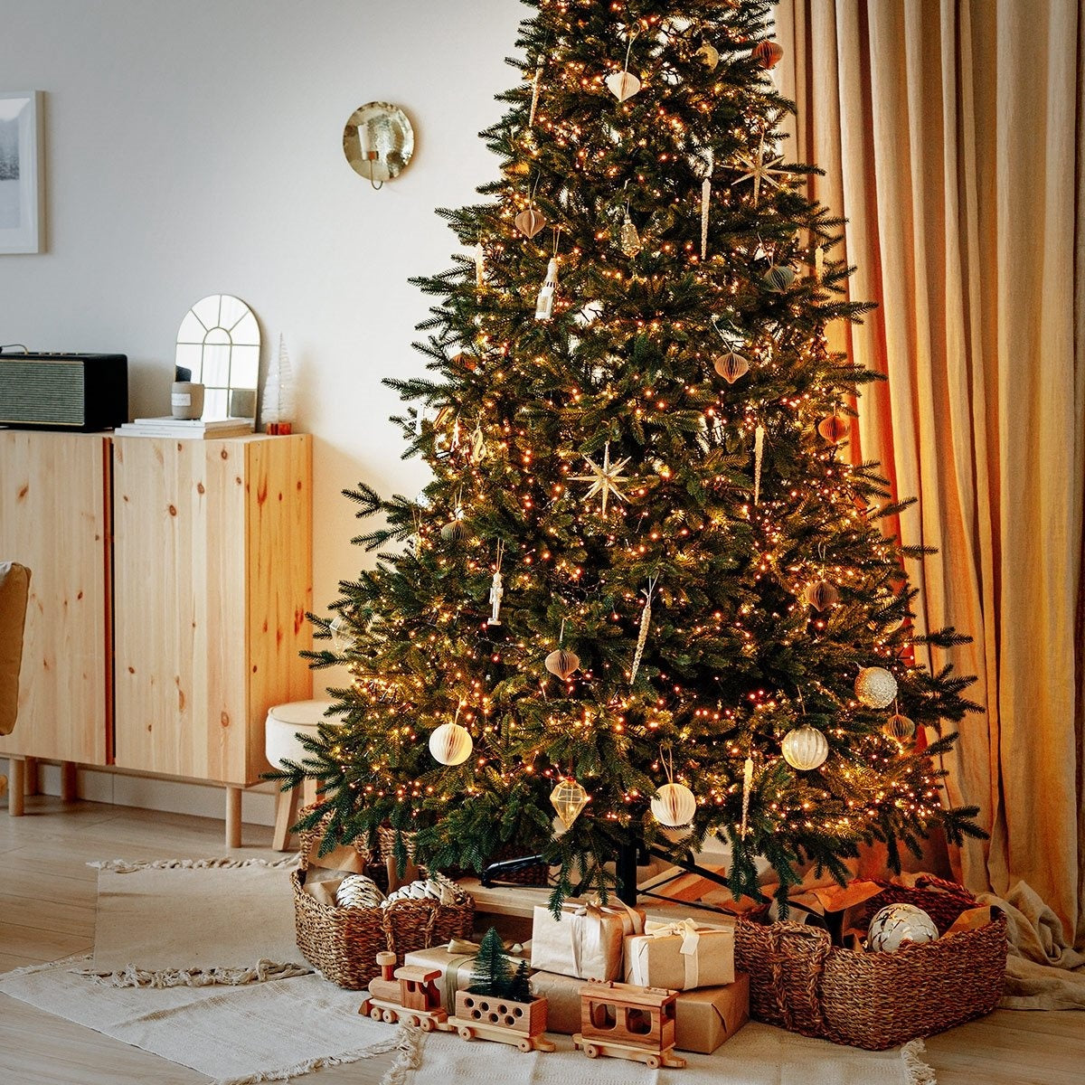 Guirlande de Noël - 11 mètres - microcluster - 1512LED - Pour l'intérieur ET l'extérieur