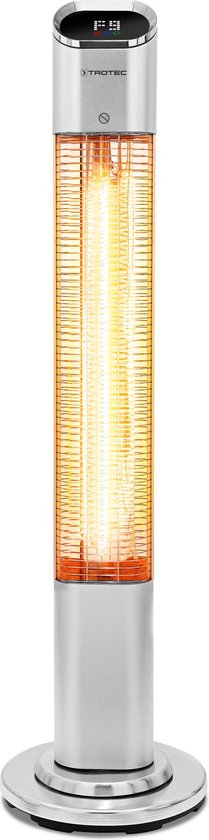 Chauffage de terrasse infrarouge TROTEC IRS 2050 E - avec télécommande et oscillation à 45°