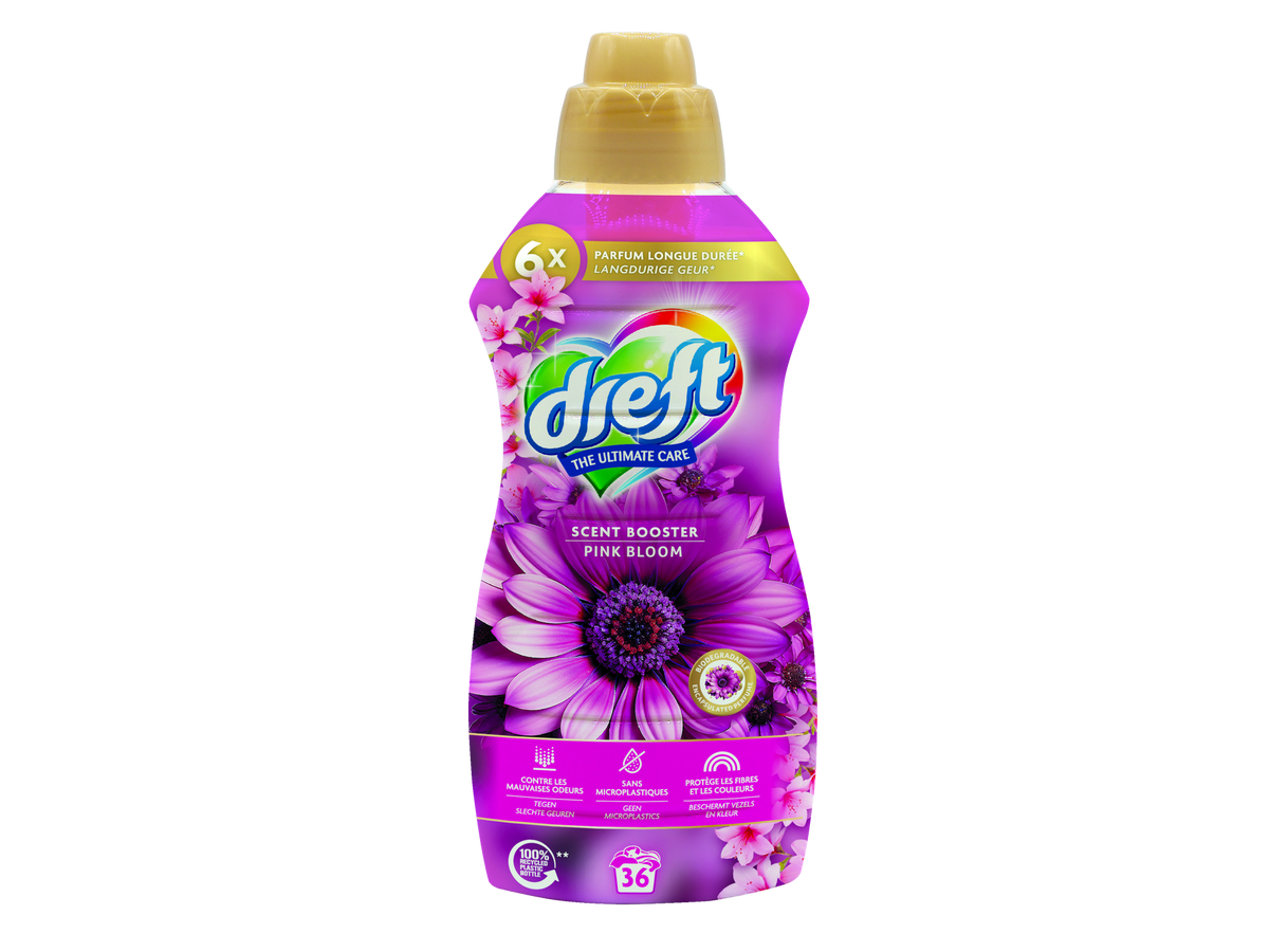 Dreft Liquide 9x Renforçateur de parfum Pink Eternal Garden – 720 ml – Parfum de lessive et soin des tissus à effet longue durée