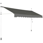Coast Parasol - Extensible - Imperméable - 395cm de large - Gris