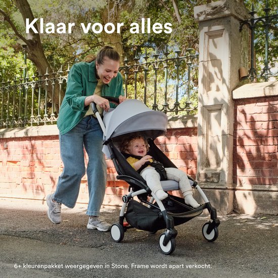 Ensemble de couleurs Stokke YOYO 6+, Ginger - Tissus : coussin d'assise, capote extensible et poche arrière à fermeture éclair - Pour le châssis YOYO (vendu séparément)
