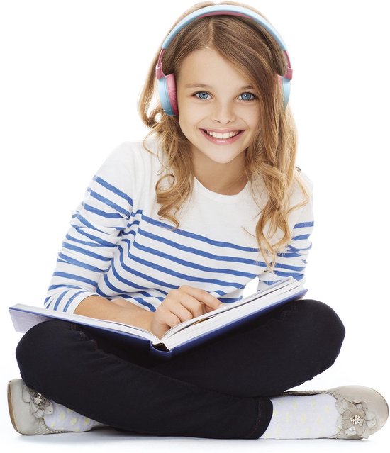 JBL JR310BT Kids - Casque sans fil supra-auriculaire - Bleu/Rose