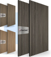 Lot de 2 panneaux acoustiques - tectake - Panneau absorbant le son, Réduction du bruit - 120x60x2,1cm