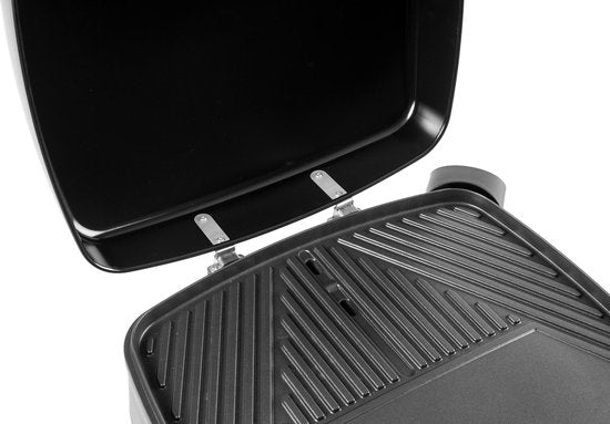 FRITEL barbecue BBQ 3278 - Barbecue électrique / Grill de table - Grande surface de cuisson : 40 x 36 cm - 2 000 W - Plaque amovible + piétement
