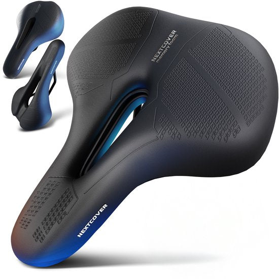 NEXTCOVER® Bike Saddle City with Memory Foam 3.0 - L'original - selle de vélo ergonomique pour femmes ou hommes avec mousse à mémoire 3.0 pour un confort de conduite maximal - Selle de vélo confortablement souple
